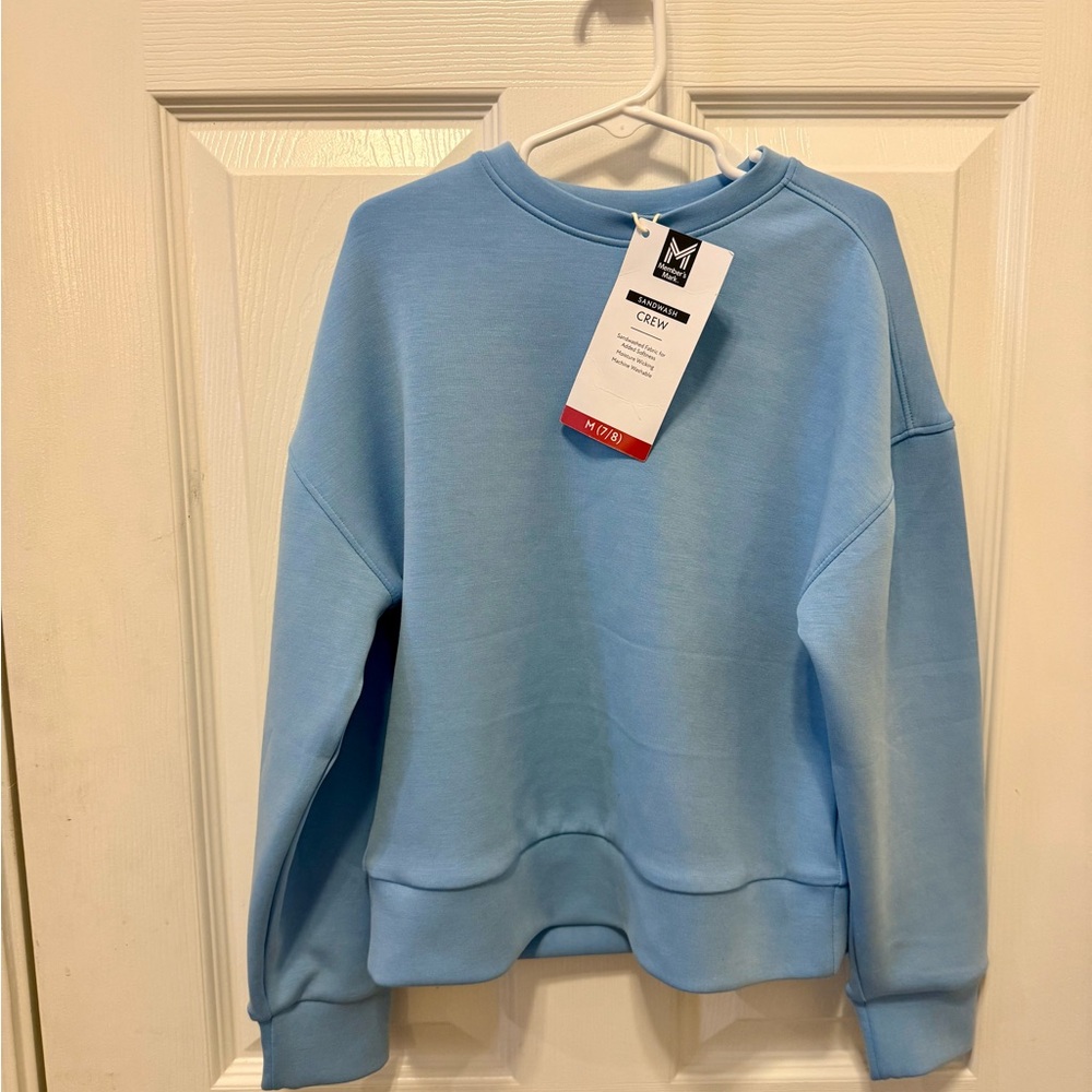 Kids Light Blue Crewneck Sweater